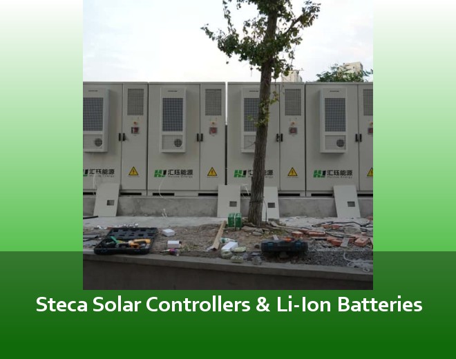 Steca Solar Controllers & Li-Ion Batteries